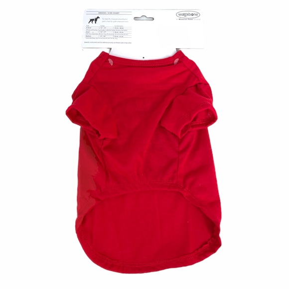 Wag & Bone Mommy’s Little Man Dog Shirt, Red, X-Small, Small, Medium - Picture 2 of 5